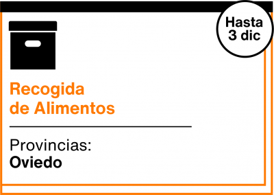 Recogida de alimentos Oviedo 2022