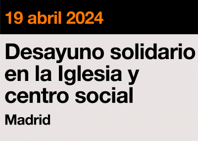 Desayuno solidario en la Iglesia y centro social