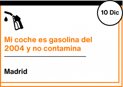 Mi coche es gasolina del 2004 y no contamina