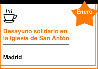 Desayuno solidario en la Iglesia de San Antón